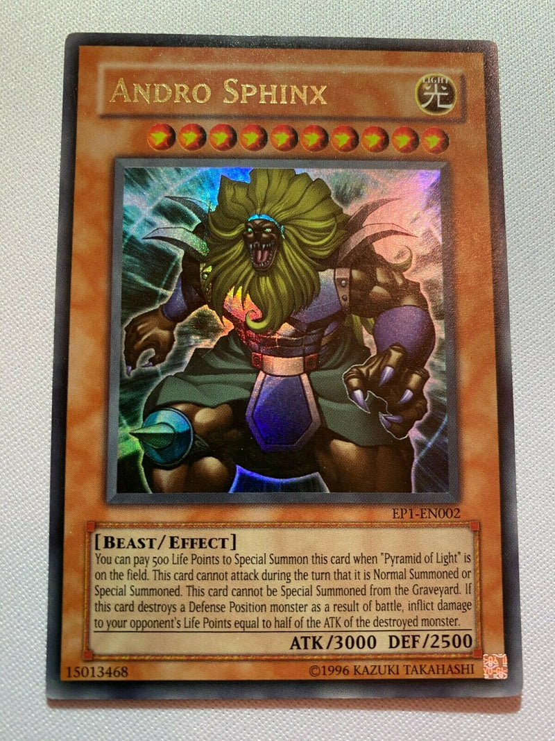 Yugioh Andro Sphinx EPI-EN002 Unlimited Super Rare Near Mint Yugioh Andro Sphinx EPI-EN002 Unlimited Super Rare Near Mint