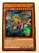 Yugioh Arkbrave Dragon SR02-EN000 1st Edition Ultra Rare Near Mint