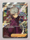 Bede 199/202 Full Art Ultra Rare Sword & Shield Base Set Pokemon Cardd Near Mint