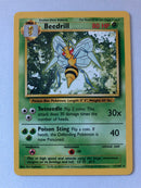 Beedrill 17/102 Non-Holo Rare Base Set Pokemon Card Near Mint