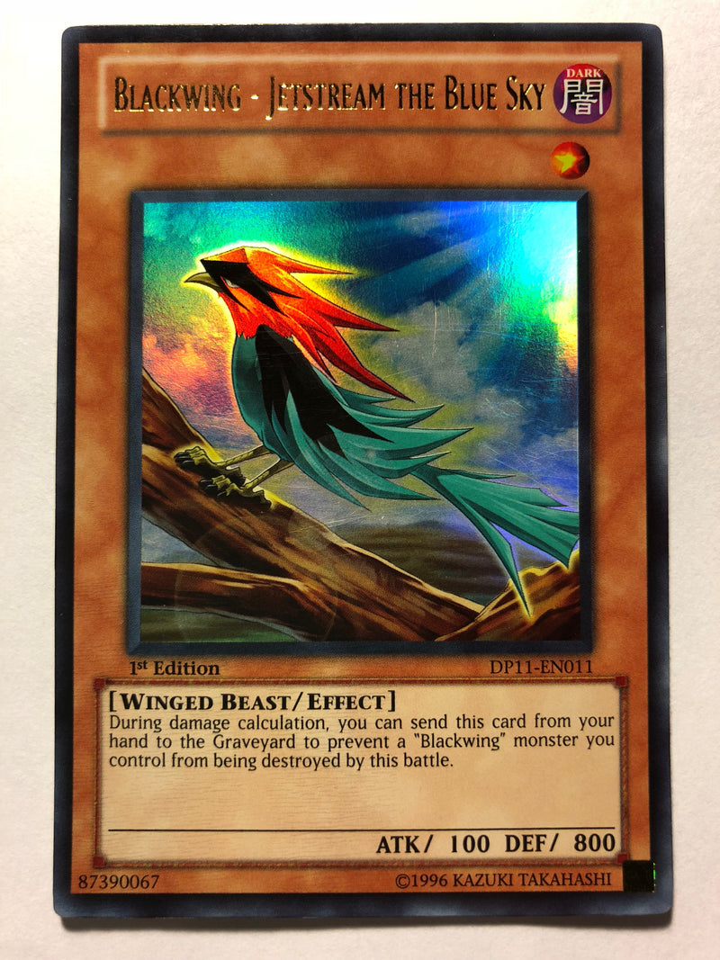 Yugioh Blackwing Jetstream The Blue Sky DP11-EN011 Ultra Rare 1st Edition Near Mint