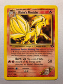 Blaine's Ninetales 21/132 Rare Gym Challenge Pokemon Card Near Mint