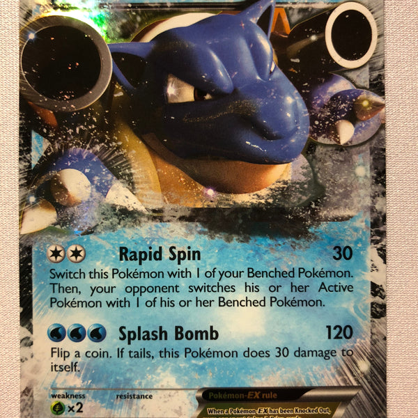 Blastoise EX XY30 XY Holo Ultra Rare Pokemon Card Near Mint Blastoise EX XY30 XY Holo Ultra Rare Pokemon Card Near Mint