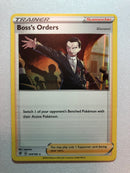 Boss's Orders 154/192 Rebel Clash Holo Rare Pokemon Card Near Mint