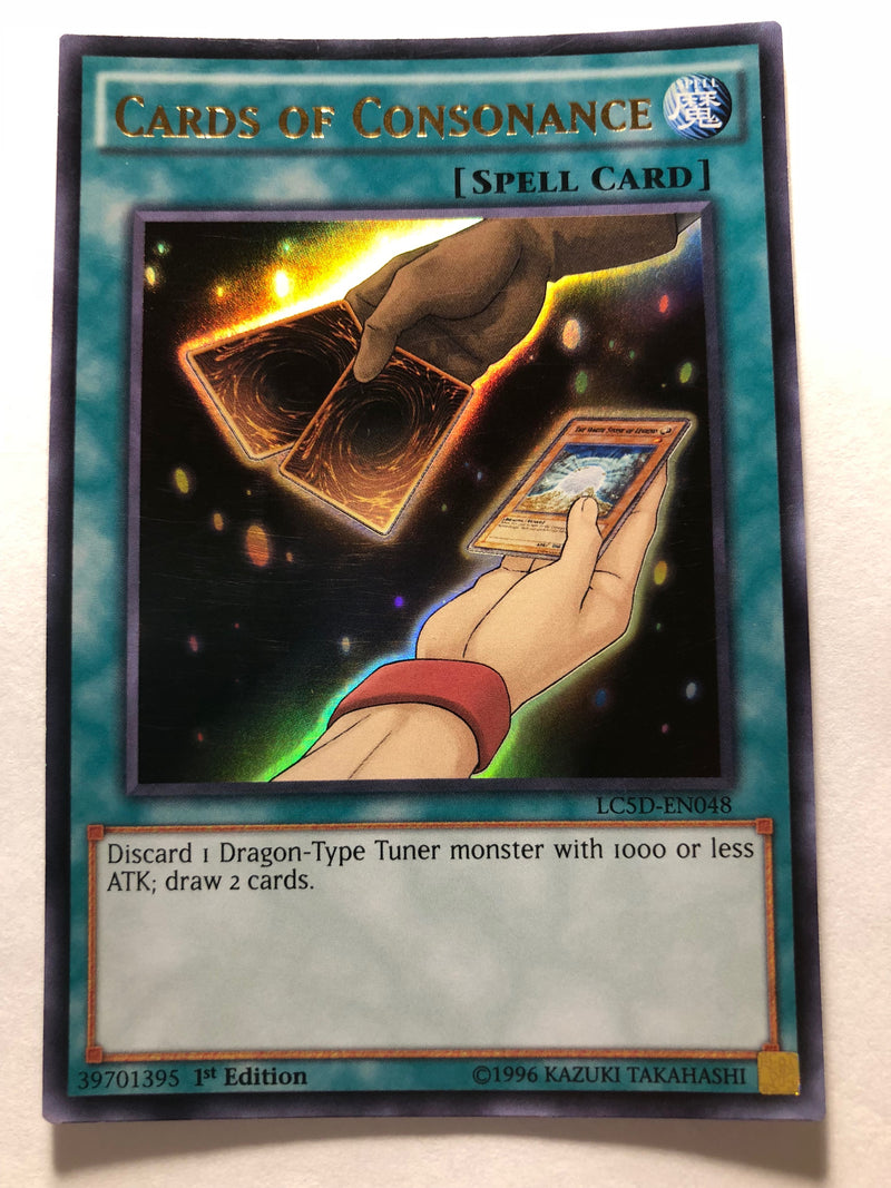 near mint yugioh cards Yugioh Cards of Consonance LC5D-EN048 1st Edition Ultra Rare Near Mint