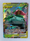 Celebi & Venusaur GX 1/181 Team Up Holo Rare Pokemon Card Near Mint