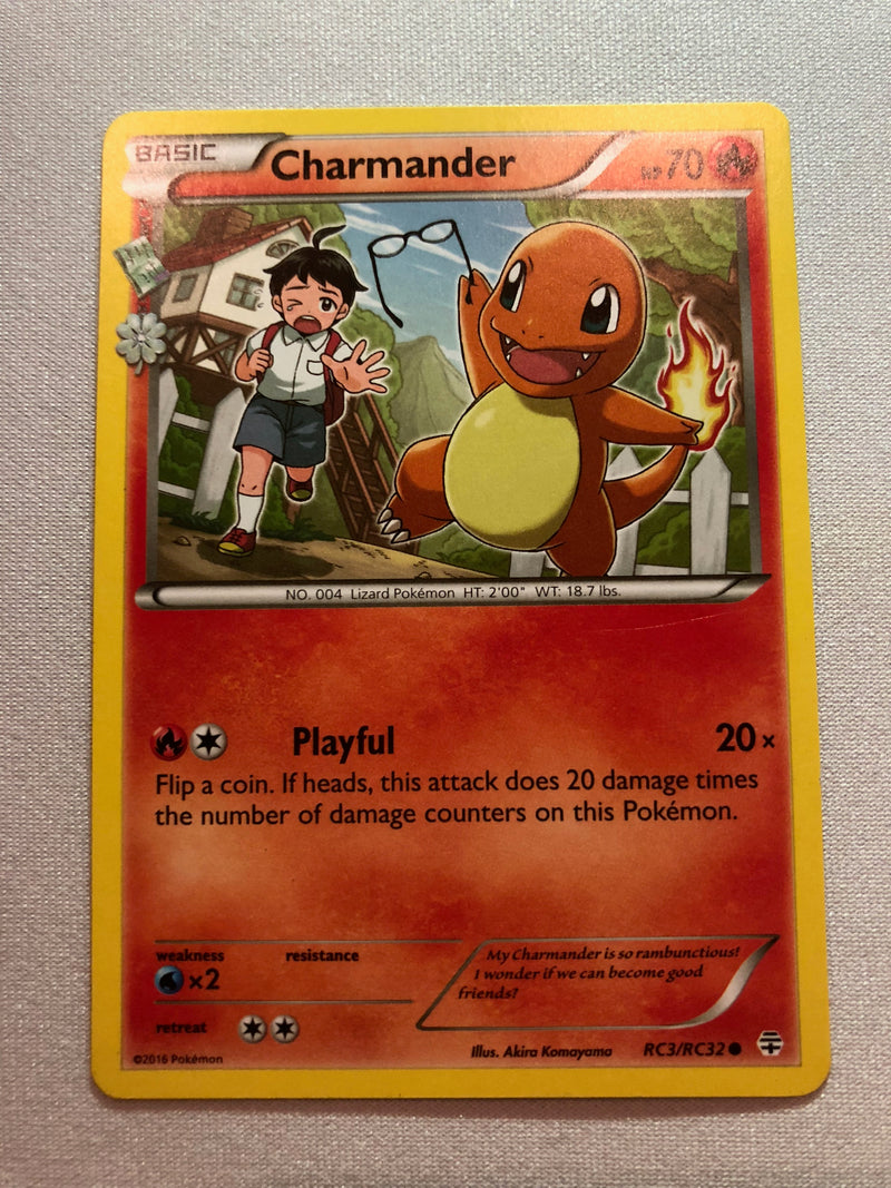 2016 charmander pokemon card Charmander RC3/RC32 Common Pokemon Card Near Mint