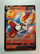 Cinderace V 018/072 Holo Ultra Rare Pokemon Card Near Mint