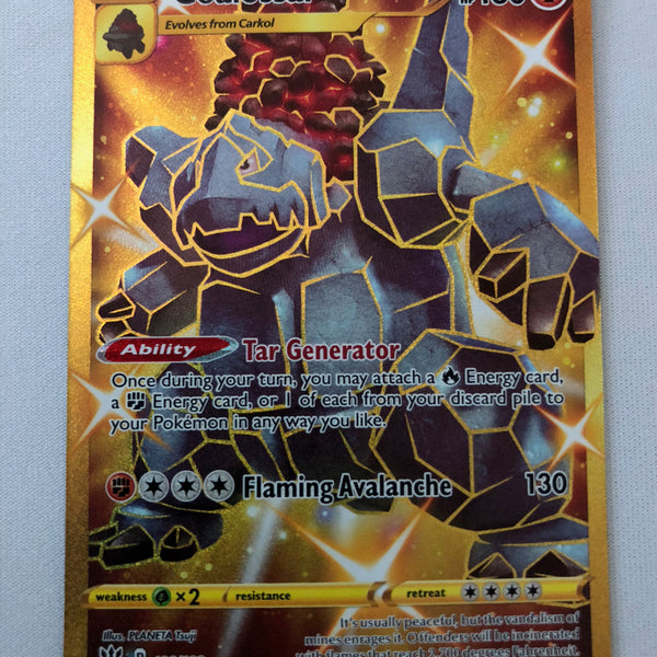 Coalossal 198/189 Darkness Ablaze Holo Secret Rare Pokemon Card Near M