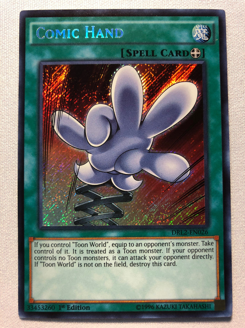 Yugioh Comic Hand DRL2-EN026 Secret Rare 1st Edition Near Mint