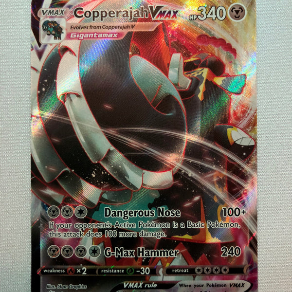 copperajah vmax pokemon card value Copperajah VMax 137/192 Rebel Clash Holo Rare Pokemon Card Near Mint