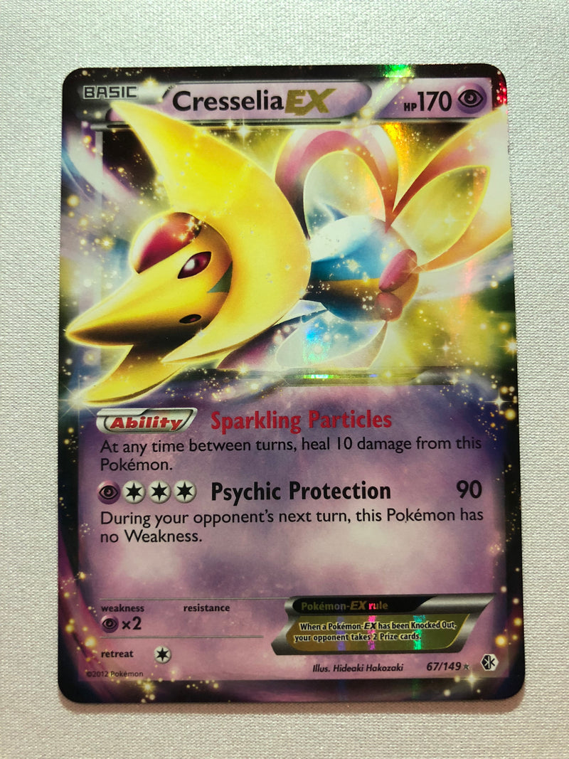 pokemon card cresselia Cresselia EX 67/149 Holo Rare Pokemon Card Near Mint