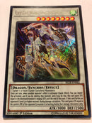 Yugioh Crystal Wing Synchro Dragon BLLR-EN062 Secret Rare 1st Edition Near Mint
