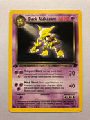 Dark Alakazam 18/82 Rare 1st Edition Team Rocket Pokemon Card Near Mint