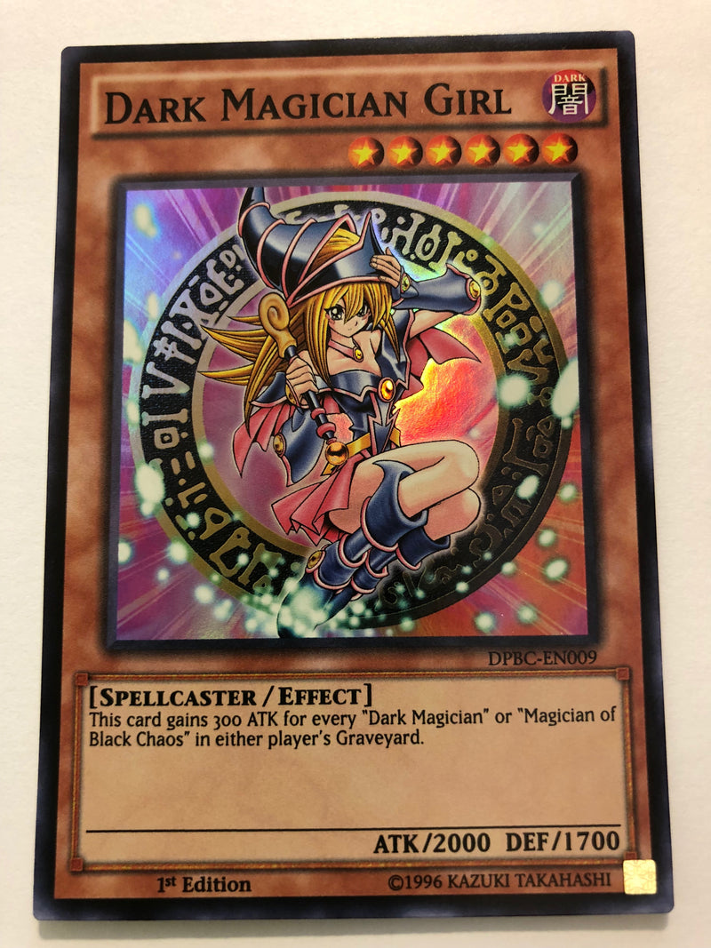 Yugioh Dark Magician Girl DPBC-EN009 Super Rare 1st Edition Near Mint