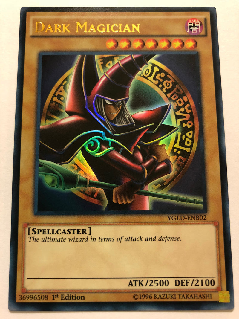 Yugioh Dark Magician YGLD-ENB02 Ultra Rare 1st Edition Near Mint