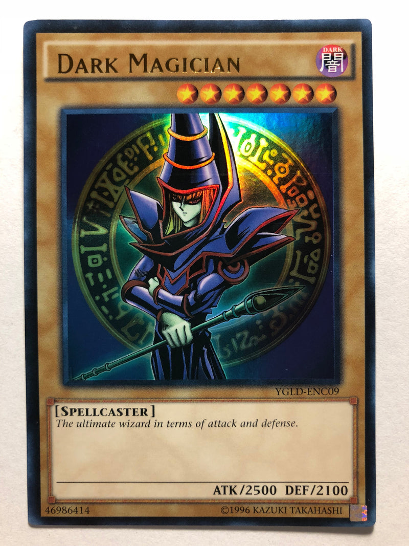 Yugioh Dark Magician YGLD-ENC09 Ultra Rare Unlimited Edition Near Mint