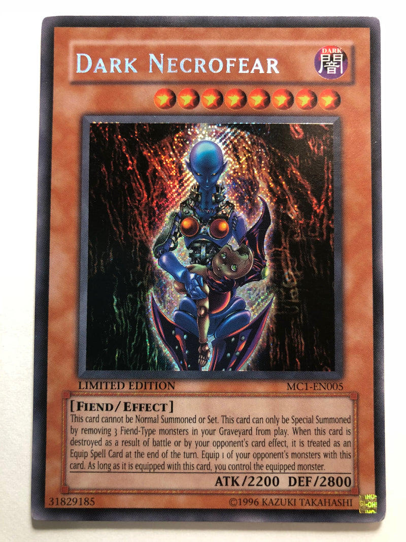Yugioh Dark Necrofear MC1-EN005 Secret Rare Limited Edition Near Mint