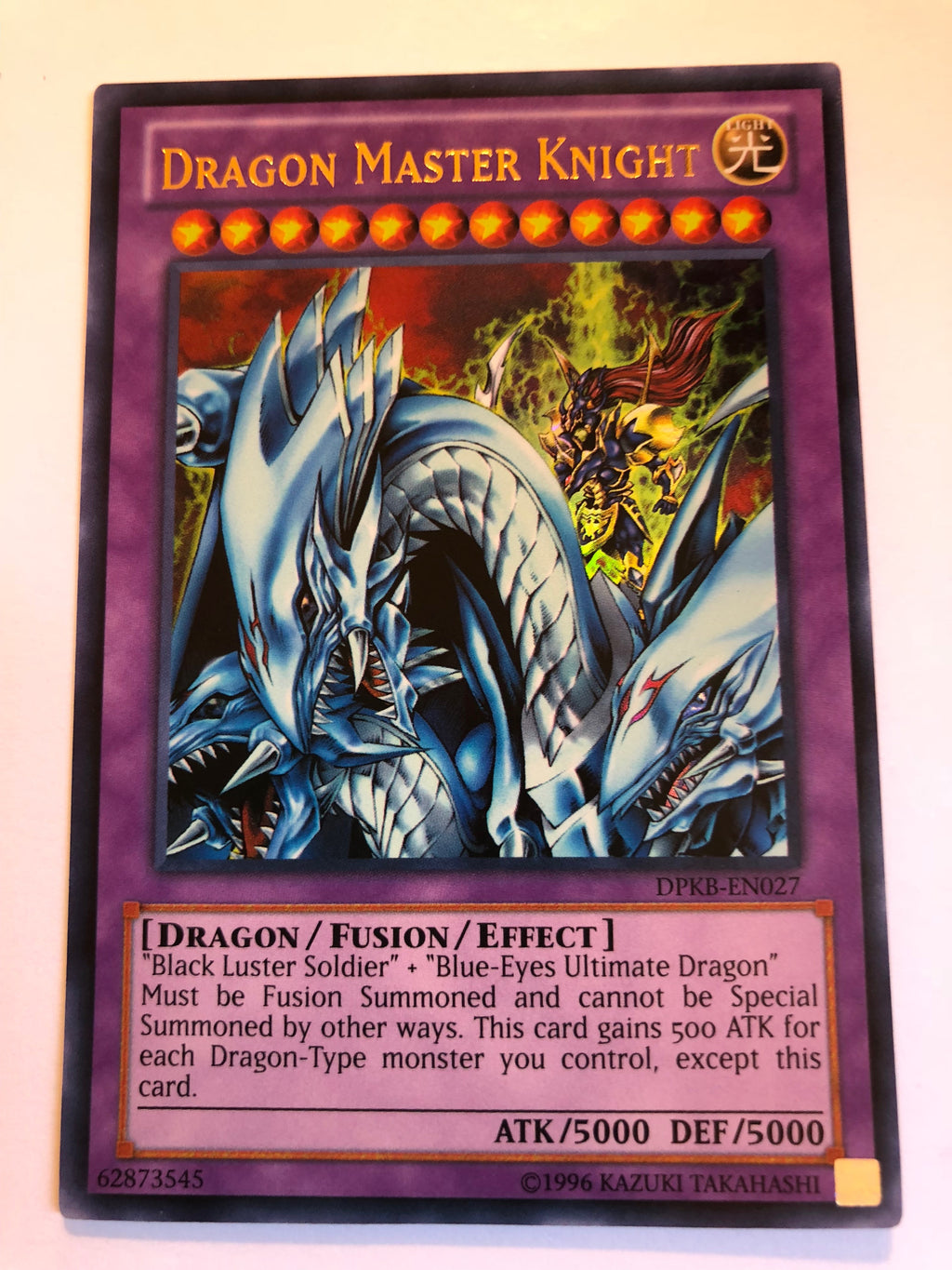 yugioh card dragon master knight Yugioh Dragon Master Knight DPKB-EN027 Ultra Rare Unlimited Edition Ne