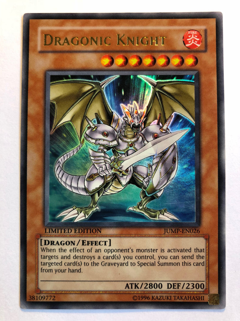 Yugioh Dragonic Knight JUMP-EN026 Limited Edition Ultra Rare Near Mint