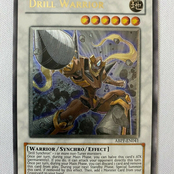 yugioh drill warrior deck Yugioh Drill Warrior ABPF-EN041 Ultimate Rare Near Mint