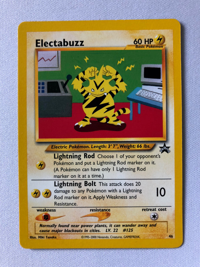 Electabuzz 46 Black Star Promo Pokemon Card Near Mint