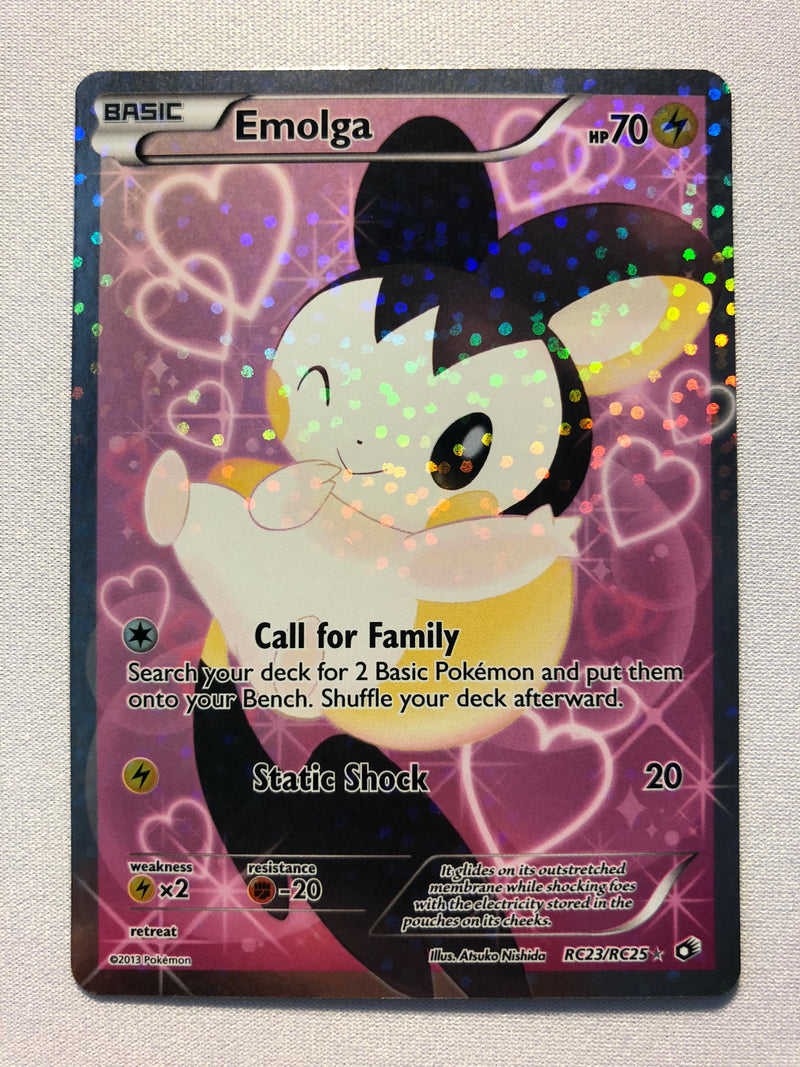 Emolga RC23/RC25 Legendary Treasures Radiant Collection Holo Rare Pokemon Card Lightly Played