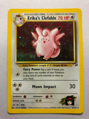Erika's Clefable 3/132 Holo Rare Gym Heroes Pokemon Card Near Mint