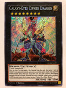 Yugioh Galaxy-Eyes Cipher Dragon DRL3-EN029 Secret Rare 1st Edition Near Mint