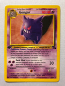 Gengar 20/62 Rare 1st Edition Fossil Set Pokemon Card Near Mint