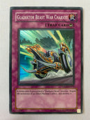 Yugioh Gladiator Beast War Chariot TDGS-EN074 Unlimited Edition Super Rare Near Mint