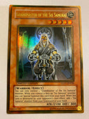 Yugioh Grandmaster of the Six Samurai GLD1-EN026 Limited Edition Gold Rare Near Mint