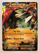 Groudon EX XY42 Holo Rare Black Star Promo Pokemon Card Near Mint