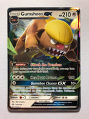 Gumshoos GX 110/149 Sun & Moon Base Set Pokemon Card Near Mint