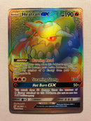 Heatran GX 238/236 Rainbow Hyper Secret Rare Pokemon Card Near Mint