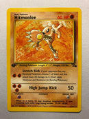 Hitmonlee 22/62 Fossil Set 1st Edition Pokemon Card Near Mint