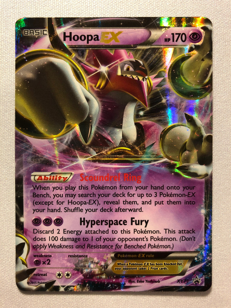 pokemon cards hoopa ex Hoopa EX XY71 Holo Rare Black Star Promo Pokemon Card Near Mint