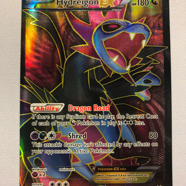 Hydreigon EX 103/108 Full Art Ultra Rare XY Roaring Skies Pokemon Card