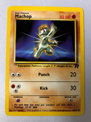 Machop 59/82 Common Pokemon Card Near Mint