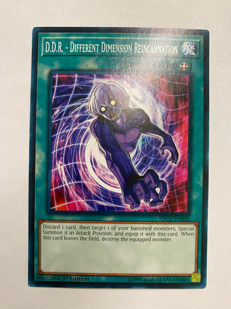 Yugioh! D.D.R. Different Dimension Reincarnation SDCL-EN026 1st Editio Yugioh! D.D.R. Different Dimension Reincarnation SDCL-EN026 1st Editio
