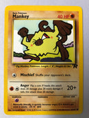 Mankey 61/82 Rocket Set Common Pokemon Card Near Mint