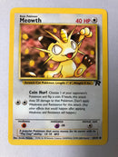 Meowth 62/82 Team Rocket Common Pokemon Card NM