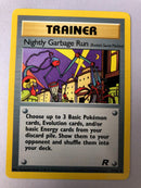 Nightly Garbage Run 77/82 Team Rocket Uncommon Pokemon Card NM