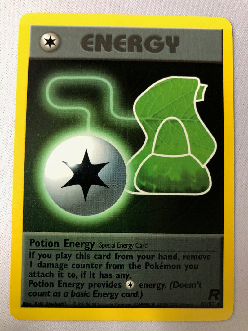 Potion Energy 82/82 Team Rocket Uncommon Pokemon Card Near Mint