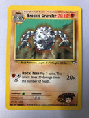 Brock’s Graveler 40/132 Gym Heroes Unlimited Pokemon Card NM