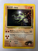 Brock's Onix 21/132 Gym Heroes Rare Pokemon Card NM