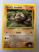 Brock's Geodude 38/132 Gym Heroes Uncommon Pokemon Card NM