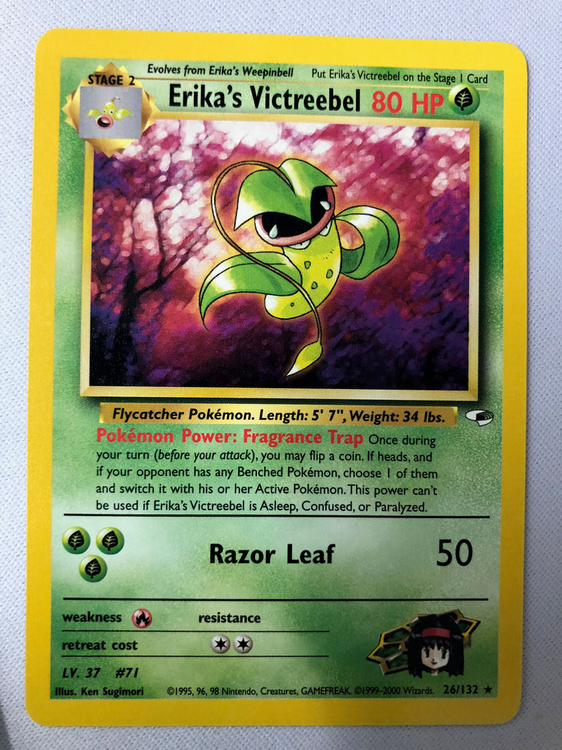 Erika's Victreebell 26/132 Gym Heroes Rare Pokemon Card NM