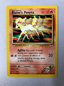 Blaine’s Ponyta 63/132 Gym Heroes Common Pokemon Card NM