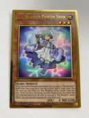 Yugioh The Weather Painter Snow Gold Rare MGED-EN016 1st Ed Near Mint